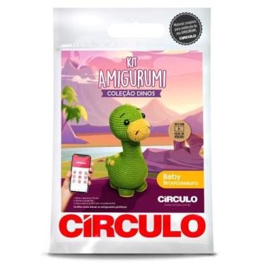 Imagem de Kit Amigurumi Dinos Círculo - Baby Brontossauro