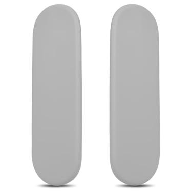 Imagem de BROODAY 1 par de protetores de braço de substituição para cadeira de escritório Herman Miller Sayl, apoio de braço fixo e ajustável em altura, vinil cinza