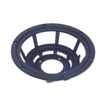 Imagem de KiBcsLic Acessórios para suporte de caixa de som Substituição Premium Profissional Prática Peças de reparo de alto desempenho Cesta de estrutura de subwoofer, 8 Inch