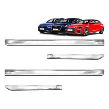 Imagem de Friso Lateral Sportback 2020 2021 2022 2023 Kit Cromado Espelhado - Sh