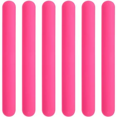 Imagem de ZCYSRLQIN Pulseiras de borracha de silicone, pulseiras lisas para batidas, pulseiras macias e seguras, approx. 8.46 x 0.98 inches, Silicone, Sem Pedra Preciosa