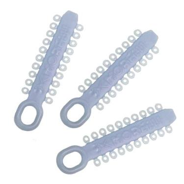 Imagem de Elástico de Ligadura Modular com Antimicrobiano Morelli, Pearl-Blue