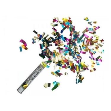 Imagem de Lança Confete Colorido Metalizado 30cm - All Connect SC