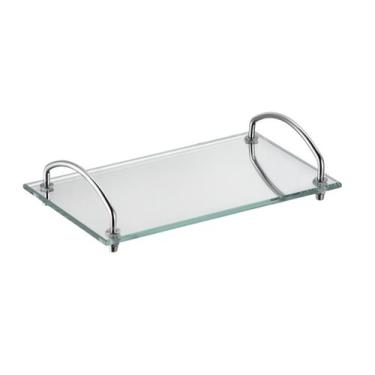 Imagem de Bandeja de Bancada Espelhada Organizadora Decorativa 25cm - Forma