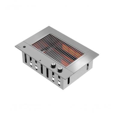 Imagem de Churrasqueira A Gas De Embutir DXX 301 Master Dinoxx Grelha Uruguaia Em Inox