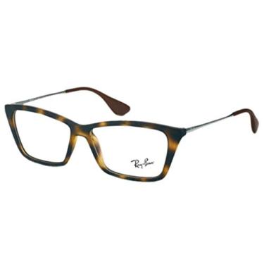 Imagem de Ray-Ban Óculos De Grau Shirley Rx7022-5365 Havana Borracha 54Mm