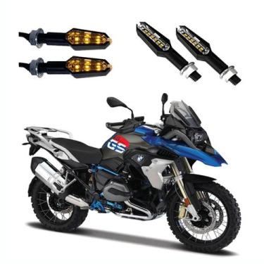 Imagem de KIT 4 Luz Seta Esportiva Pisca de Led Modelo P29 Para Moto R1200 GS RA