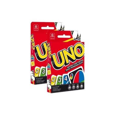 Imagem de Kit 2 Baralhos Uno Jogo De Cartas Copag Mattel