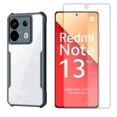 Imagem de Capa Compativel Com Xiaomi Redmi Note 13 Pro 4G + Pelicula Hidrogel - 