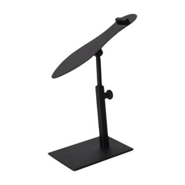Imagem de Generic Sapateira para Loja de Sapatos, Suporte para Exposição de Sapatos, Prateleira de Vendas de Salto Alto, Oval preto