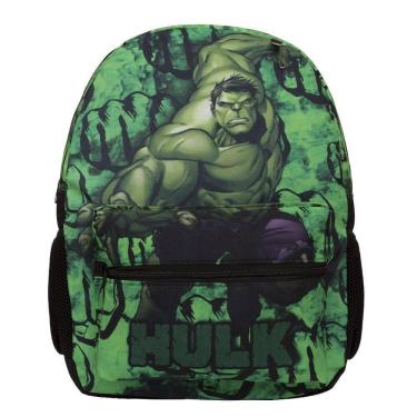 Imagem de Mochila Infantil Masculina Incrível Hulk Costas Juvenil