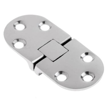 Imagem de Dobradiça Em Aço Inox 316 Tipo Mesa Com 6F 66X 30 X 2,5Mm