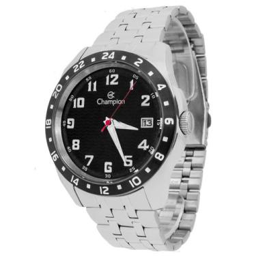 Imagem de Relógio Masculino Champion Prata Aço Inoxidável Mostrador Preto Origin