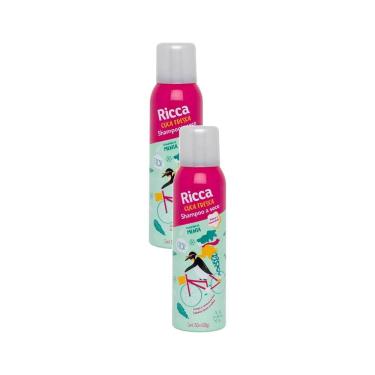 Imagem de Kit 2 Shampoo a Seco Ricca Cuca Fresca Menta 150ml