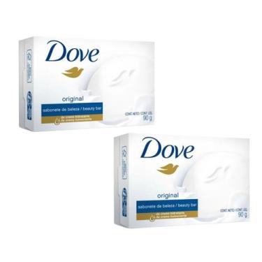 Imagem de Kit 2 Sabonete Em Barra Dove Original 90 Gramas