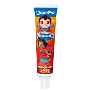 Imagem de Creme Dental Infantil Jadepro Super Friends Bubble Gum 50gr 475