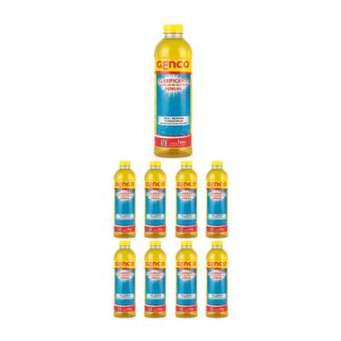 Imagem de Kit 9 Clarificante Auxiliar De Filtração 1l Genfloc Genco