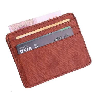 Imagem de Mochilas mini viagem lagarto padrão couro banco carteira titular do ca