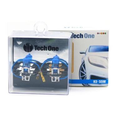 Imagem de Lampada h3 12v 55w super branca 776 - TECHONE