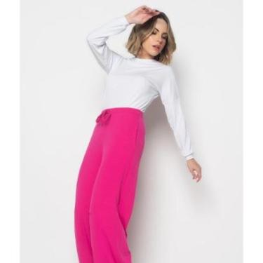 Imagem de Blusa Salvatore Fashion Morcego Gola Canoa Manga Longa Canelada Feminina-Feminino