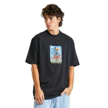 Imagem de Camiseta Volcom Manga Curta Tarot Tiger Preto-Masculino