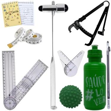 Imagem de Kit Itens Fisioterapia Goniometro Martelo Buck - Love Saude, ITENS FIS