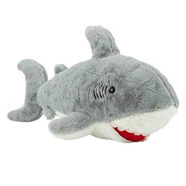 Imagem de Genérico Pulseira Tubarão de Pelúcia Cinza 45 cm