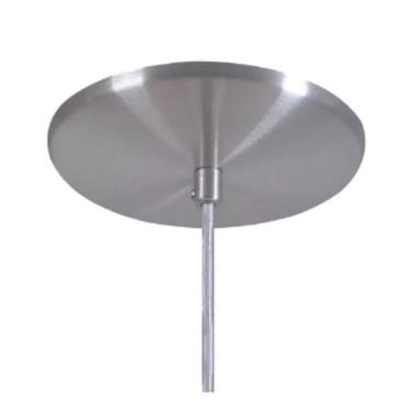 Imagem de Pendente Luminaria De Tubo Palito Prata Prata