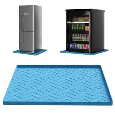 Imagem de EWX Mini tapete de silicone para geladeira 50 x 50 cm – Bandeja de gotejamento antiderrapante à prova d'água para geladeiras, máquinas de lavar, secadoras, máquinas de lavar louça e refrigeradores de
