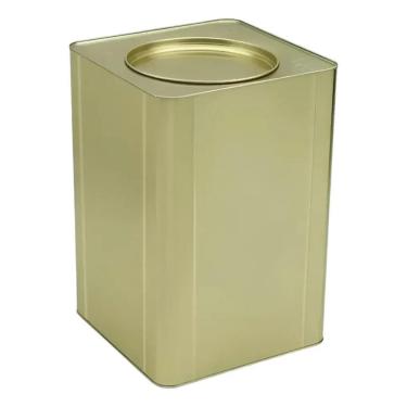 Imagem de 2X Lata Vazia 18L Artesanato Banha Tinta Alimento Carne Agua