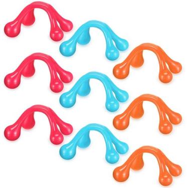 Imagem de Ferramentas de massagem Liliful, 9 peças, massageadores de pescoço e c