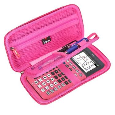 Imagem de Estojo rígido para calculadora Mchoi para TI-84 Plus CE Pink