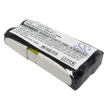 Imagem de 450mAh Telefone sem fio Bateria de substituição, Compatível com D10,D9,SMS,Ventura FS,Ventura TD9571,Ventura TD9871