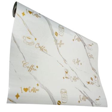 Imagem de Papel de Parede Adesivo Autocolante Marmore Reforma Reparo Obra Casa Cozinha Envelopamento Moveis Bancada Decoraçao