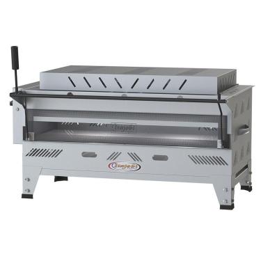 Imagem de Forno De Pizza Grill Fixo Itajobi 100x50 Cm Com 3 Infravermelhos Refratário