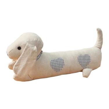 Imagem de Baoblaze Batente de porta interno com peso, decorativo, fácil de mover, escultura, protetor de chão, animais, decoração com peso para piso de madeira, Coração Azul