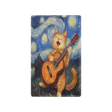 Imagem de CEBUGI Placa de cobertura de interruptor de luz amarela capa de tomada dupla face inquebrável tampa de placa de parede tamanho padrão 4,53 x 2,76 polegadas