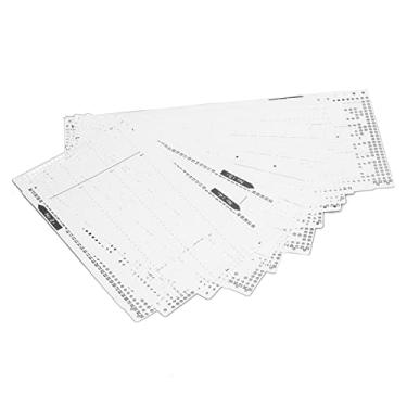 Imagem de GLOGLOW Perfura 15 Unidades de Cartão Perfurador de Máquina de tricô, Cartão de tricô de Flor de Plástico, de Padrão de Máquina de Tecelagem para KH868 KH860 KH881 KH891 KH892 KH893 KH894 KH260 Nan