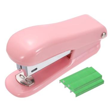 Imagem de PATIKIL Mini grampeador de mesa, pequeno grampeador de escritório fofo com 3000 grampos padrão 26/6, capacidade de 25 folhas para relatórios de materiais de escritório, projetos de artesanato, verde