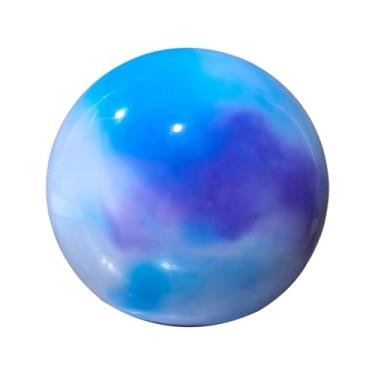 Imagem de Colaxi Bola de Ginástica Rítmica, Portátil, Leve, Bola de Exercícios de 18cm para Treinamento de Dança, Competição e Prática de Apresentações, Nebulosa Arco-Íris