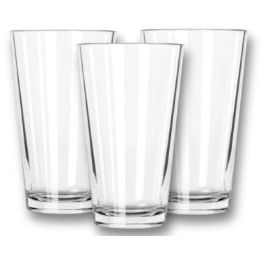 Imagem de PR1M3 Copos para beber – Conjunto de copos de vidro Margarita de 350 a 473 ml – Seguro para lava-louças – Copos de cerveja transparentes para coquetéis, copos altos de cerveja, copos de água, copo de