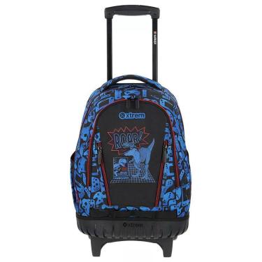 Imagem de Mochila Xtrem Com Rodinhas Escolar Trolley Cross 398 Dino