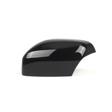 Imagem de Tampa do espelho retrovisor da porta lateral do carro, compatível com volvo xc70 xc90 2007-2014, preto brilhante, substituição, tampa da carcaça do espelho(Black Left)