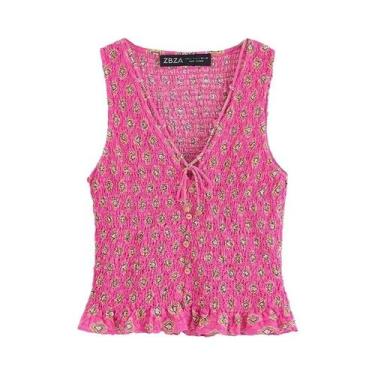 Imagem de Conjunto De Saia Midi Vintage De Cintura Alta Para Mulheres Com Top Am