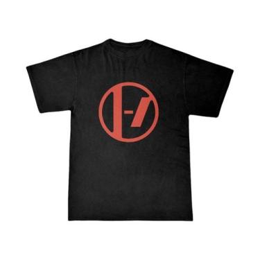 Imagem de Camiseta Casual Vintage Unissex Oversized Twenty One Pilots Manga Curt