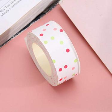 Imagem de Cryfokt Fita de Etiqueta de Impressão Papel Térmico Revestido Durável para Etiquetadora KINGJIM TEPRA 2 Pacotes para Material de Escritório, 1,5 Cm X 4 M para Máquina de Etiquetagem