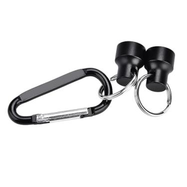 Imagem de Generic Rede de Pesca Com Mosca Magnética, Suporte de Liberação Durável, Ferramenta Ao Ar Livre para Acampamento, Clipe de Mosquetão de Aço Inoxidável para Busca de Acessórios Perdidos (fivela única)