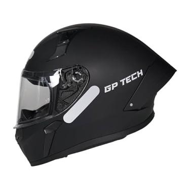 Imagem de Capacete GP Tech Sense Mono Preto Fosco Fechado Moto 56