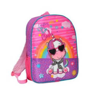 Imagem de Mochila escolar unicórnio fashion estojos kids