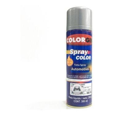 Imagem de Tinta Spray Color Alumínio  Alta Temperatura 300ml Lazzuril